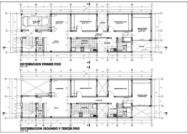 PLANOS de VIVIENDA MULTIFAMILIAR ✓ - 【 Tienda Online 2023 】